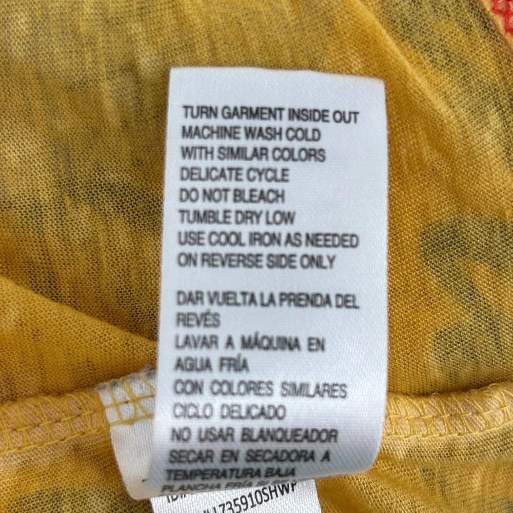 Disney Winnie the Pooh Hundred Acre Honey Co Pajama Set Yellow Red Womens Medium - Picture 10 of 12
